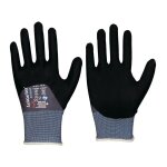 Fp - gant leikaflex� brilliant taille 10 gris / noir cat�gorie epi ii en 388, en 420, en 407