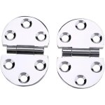 Leisei - 2 pi�ces 180 degr�s charni�re en cuivre facile � installer connecteurs de charni�re pour machine ...