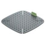 Lekue - tapis silicone pour air fryer grey 22, 5x22, 5