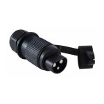 Connecteur 3 broches 6 / 24 v avec capuchon Connecteur 3 broches 6 / 24 v avec capuchon