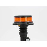 Gyrophare 18 led ip67 - fixation flexible pour tige - 12 / 24v