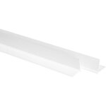 Lemal bandes d'angle pour papier 2 m�tres - angle protection bords profil� blanc 23x23mm te0101: 1 baguette ...