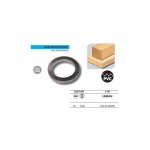 1 rouleau de 50 mtres lame scie  ruban en acier tremp flexback 16x0, 5 4tpi - leman