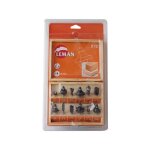 Coffret 12 mches de dfonceuse queue 6mm - 416. 700. 12 - leman