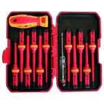 Coffret de 12 embouts isol�es sp�cial �lectricien - leman