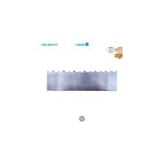 Lame scie  ruban acier sur mesure classic larg. 20 long. 2200 ep. 0, 5 pas (tpi) dc6