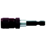 Leman ? porte - embout magn�tique sp�cial placo 1 / 4' lg 60 ? but�e de profondeur ? aimant puissant ...