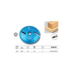 Porte - outils plate - bande sup diam. 160 al. 30 ep. 20 z2 - 948. 160. 30. 01 - leman