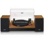 Lenco ls - 310wd platine tourne - disque entran par courroie noir, bois manuel