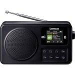 Lenco pdr - 033bk radio portative dab + , fm noir
