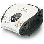 Lenco - scd - 24 white - tragbares fm - radio mit cd - player - kopfh�reranschlu� - wei� radio - lecteur ...