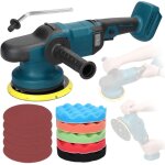 Lepmerk - ponceuse orbitale sans fil, moteur sans balais de 150mm, outil de meulage du bois, polisseuse ...