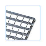 Caillebotis en acier galvanis� 100 x 100 cm ? maille 19 mm ? barreaux plats 30 mm ? normes d'accessibilit� ...