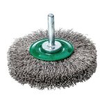 Lessmann � - brosse plate d 80 mm �paisseur de fil 0, 3 mm acier inoxydable 19 mm 15000 min - � vitesse ...