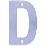 Lettre d en acier inoxydable 10cm 6765 ami