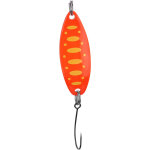 Leurres � truite brillants 3, 5g / 3, 4cm (point orange - jaune) pour p�che efficace
