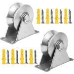 Levage mouflage inox, v - poulies simple pour cable, 48mm poulie avec roulements, capacit� de charge ...