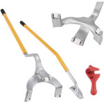 Levier demonte pneus poids lourds 571 - 622 mm demonte pneu acier barre montage demontage manuel 3 outils ...