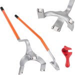 Levier demonte pneus poids lourds 571 - 622 mm demonte pneu acier barre montage demontage manuel 3 outils ...