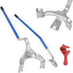 Levier demonte pneus poids lourds 571 - 622 mm demonte pneu acier barre montage demontage manuel 3 outils ...