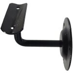 Levigne - support metal pour main courante ronde noir