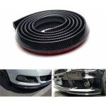 L�vre de spoiler avant autocollante, protection de spoiler avant universelle de 2, 5 m en fibre de carbone ...