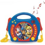 Lexibook - pat patrouille - lecteur cd karaoke enfant avec 2 microphones - enfant - garcon - a partir ...