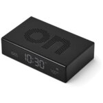 Lexon - radio rveil flip premium noir