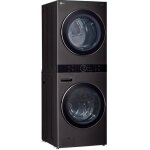 Lg f761towerb2 lave - linge s�chant noir 17kg lavage