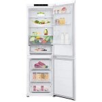 Lg - r�frig�rateur combin� 186cm 344l ventil� blanc gbv3100esw