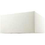Licht - erlebnisse - abat - jour pour suspension l : 60 cm en tissu grand rectangulaire