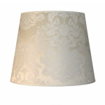 Licht - erlebnisse - abat - jour willow en tissu �cru avec motifs baroques au style classique pour lampe ...