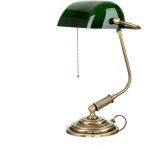 Licht - erlebnisse - lampe de banquier laiton massif verre 37, 5 cm suspension à tirage e27 lampe de ... Licht - erlebnisse - lampe de banquier laiton massif verre 37, 5 cm suspension à tirage e27 lampe de ...