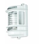 Lampe d'ext�rieur verre mural en laiton v�ritable applique murale blanche terrasse ext�rieure