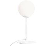 Licht - erlebnisse - lampe de table métal verre 35 cm blanc e14 abat - jour boule ronde lampe de table ... Licht - erlebnisse - lampe de table métal verre 35 cm blanc e14 abat - jour boule ronde lampe de table ...