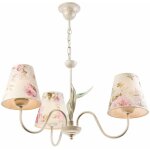Licht - erlebnisse - lampe tissu 3 - flmg table � manger campagnarde fleurie