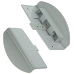 Liebherr - sos accessoire poign�e de porte � d�pression blanche pour r�frig�rateur, cong�lateur 7042614, ...