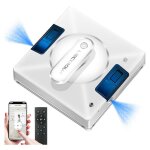 Robot laveur de vitres liectroux yw509, application et tlcommande, double pulvrisation d'eau, capteur ...