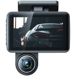 3 camras dash cam 4 pouces rtroviseur de voiture transparent enregistrement vido de voiture camscope ...