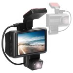 Caméra embarquée double 1080p enregistreur de conduite avec Écran 3'' grand angle 170°, vision nocturne, ... Caméra embarquée double 1080p enregistreur de conduite avec Écran 3'' grand angle 170°, vision nocturne, ...