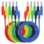 Lifcausal - cordon d'alimentation à double fiche banane pour multimètre 4 mm cordon d'alimentation à ... Lifcausal - cordon d'alimentation à double fiche banane pour multimètre 4 mm cordon d'alimentation à ...