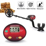 Lifcausal - dtecteur de mtaux polyvalent portable haute prcision bobine tanche 230mm, cran lcd et ...