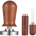 Ensemble de presse à expresso et d'agitateur de 51 mm presse à café calibré avec base plate à ressort ... Ensemble de presse à expresso et d'agitateur de 51 mm presse à café calibré avec base plate à ressort ...