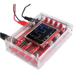Lifcausal - kit d'oscilloscope 2, 4 pouces tft oscilloscope numrique de poche portable avec tui de ...