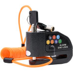 Lifcausal - kit de verrouillage de disque d'alarme, verrouillage de frein, antivol tanche 110 db 7 mm ...