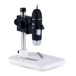 Lifcausal - microscope numrique usb portable 1000x avec camra, 8 led et base d'observation avec support ...