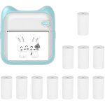 Mini imprimante photo de poche, machine d'impression thermique portable 203 dpi, connexion bt sans fil ...