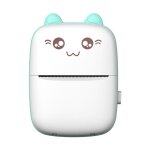 Mini imprimante thermique portable bt sans fil 200 dpi avec 1 rouleau de papier thermique compatible ...