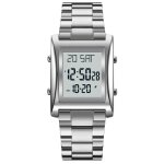 Montres homme sportives professionnelles avec chronographe numérique, compte à rebours, double fuseau ... Montres homme sportives professionnelles avec chronographe numérique, compte à rebours, double fuseau ...