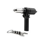 Pistolet à rivets sans fil kit d'outil de perceuse électrique à rivets riveteuse adaptateur insert Écrou ... Pistolet à rivets sans fil kit d'outil de perceuse électrique à rivets riveteuse adaptateur insert Écrou ...